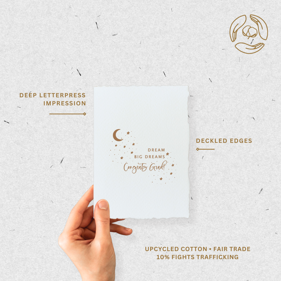 Dream big dreams. Congrats Grad! | Graduation Card