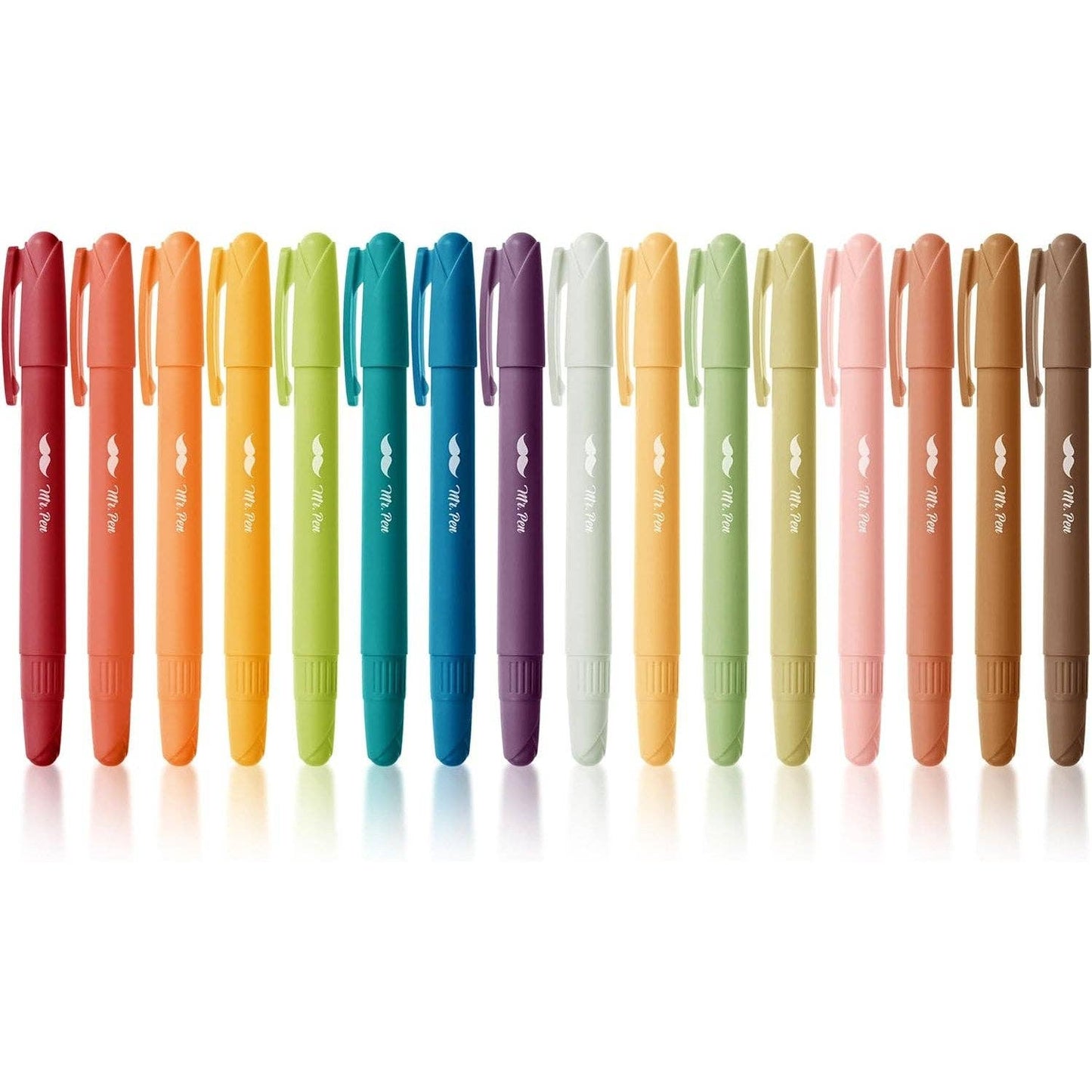 16 Pack Assorted Colors Bible Highlighters, No Bleed