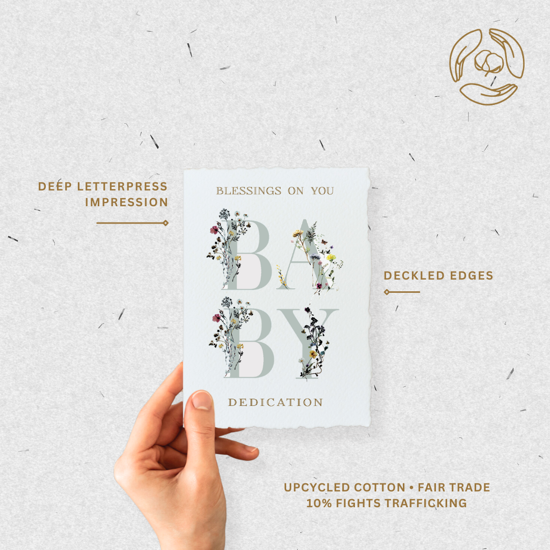 Blessings Baby Dedication | Christian Card