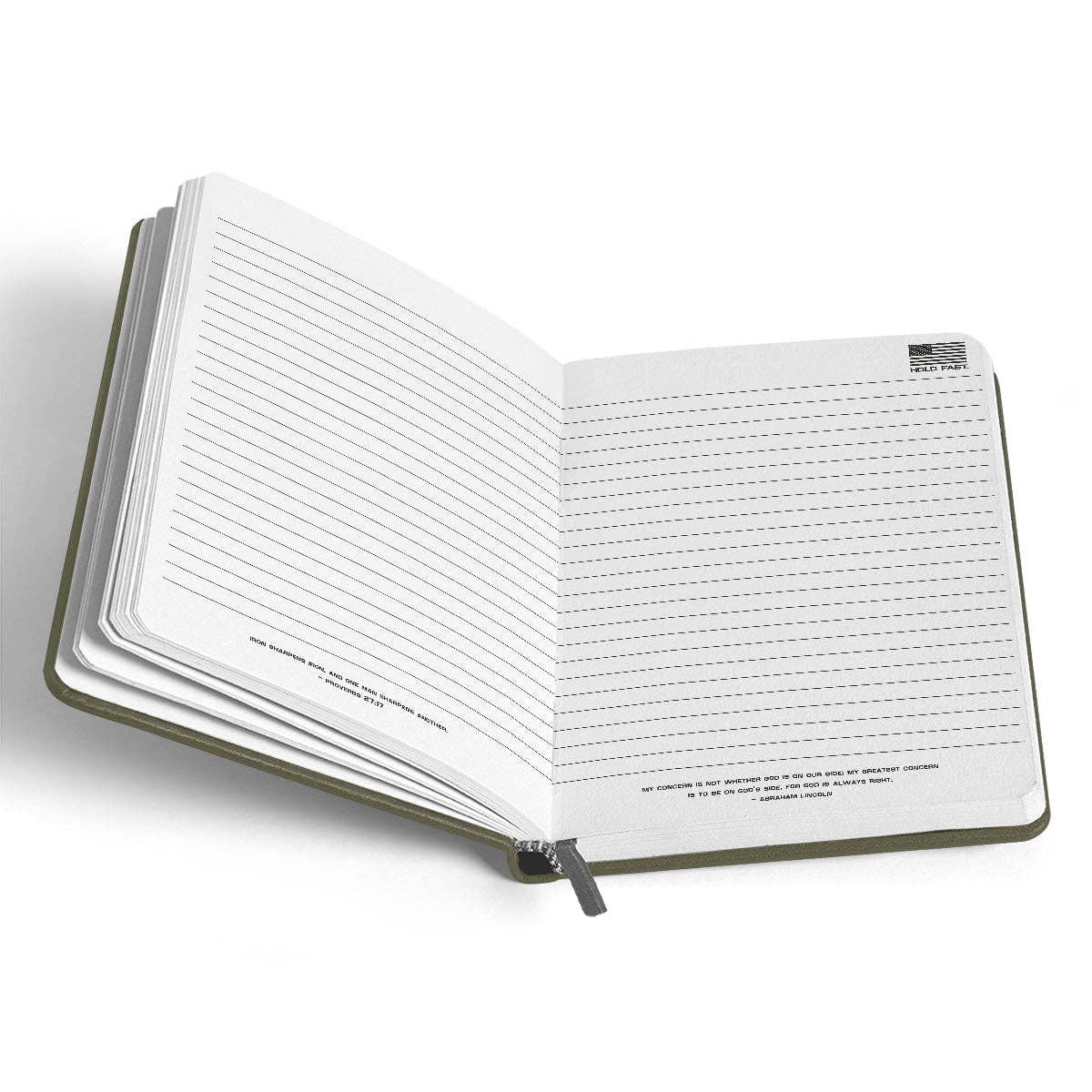 HOLD FAST Mens Paperback Journal LOTF Topo: Green