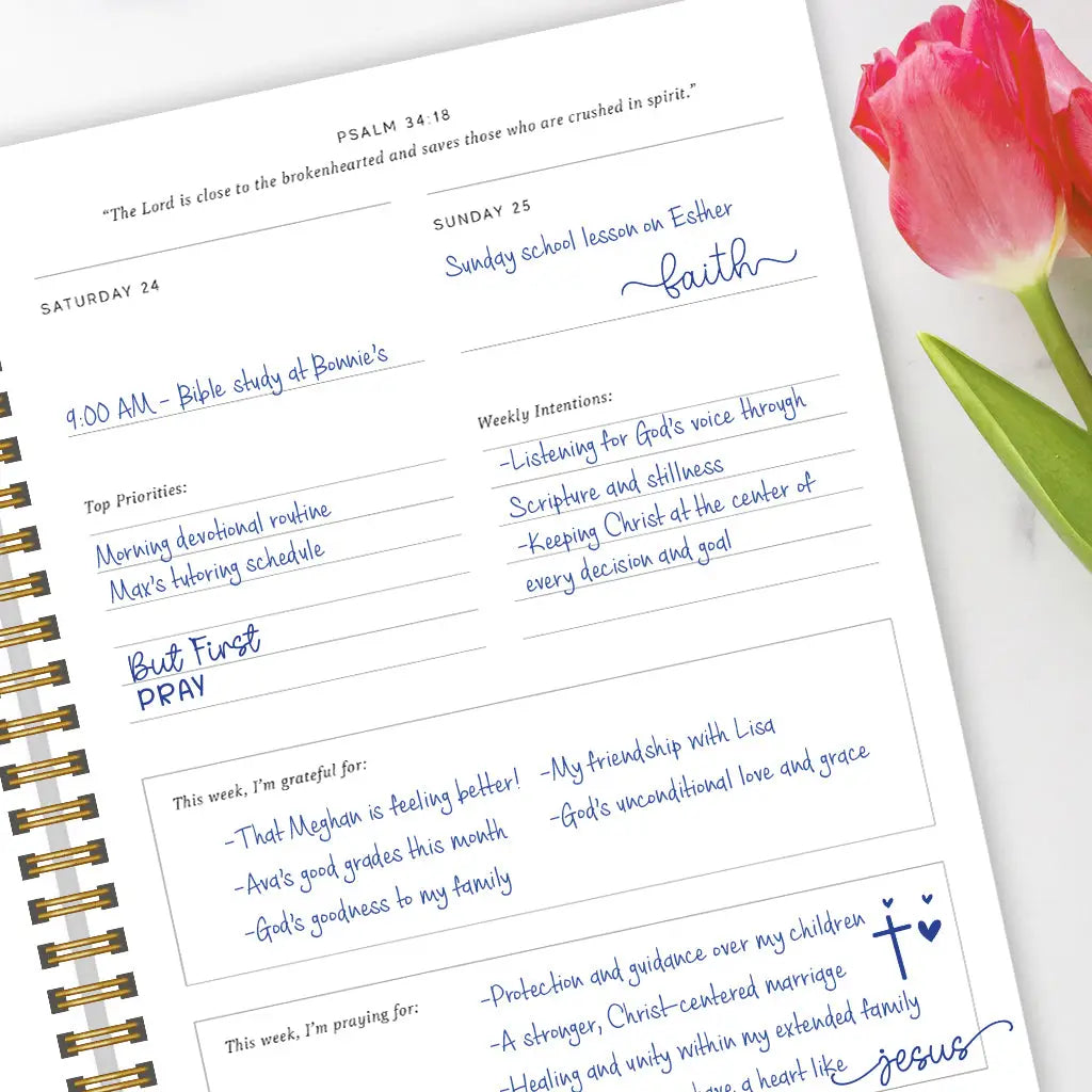 The Faithful Planner™ - Midnight Navy