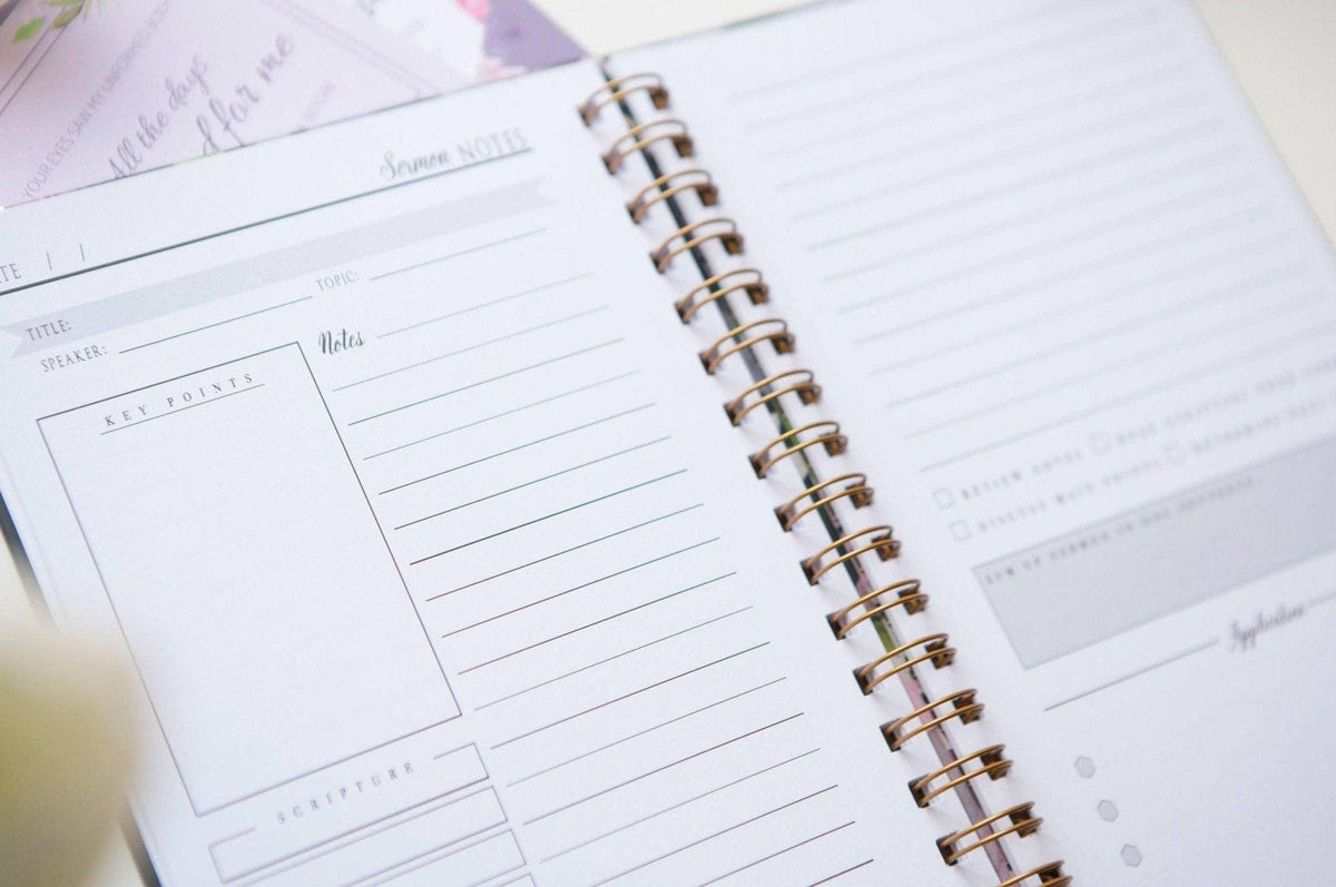 Sermon Notes Journals | Church Notes