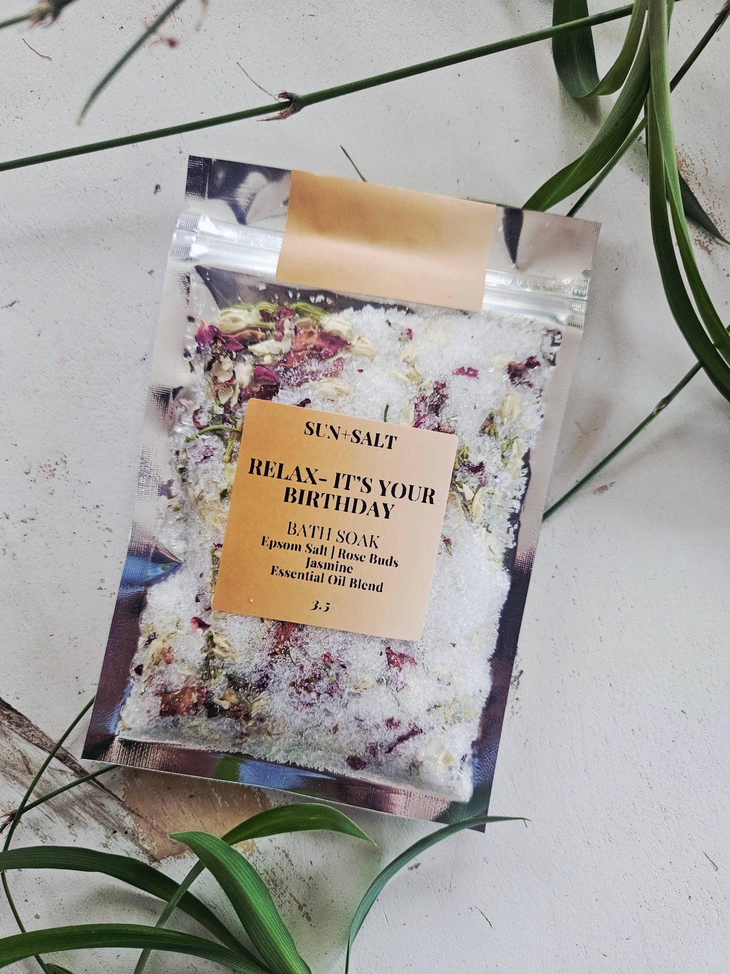 Relax - It's Your Birthday Bath Soak | Funny Gift | Salt