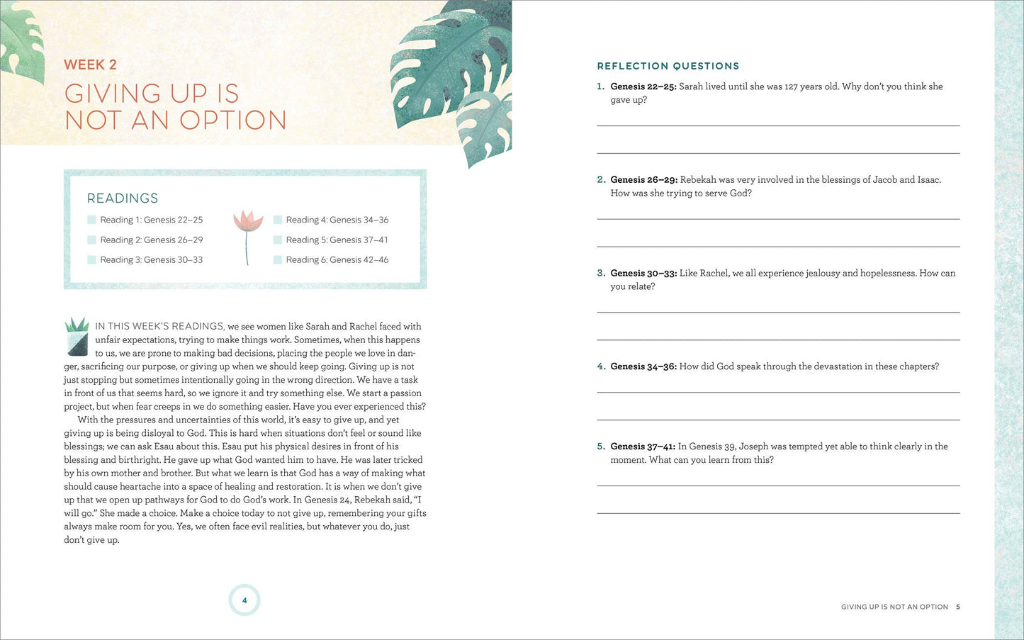 Bible in 52 Weeks Workbook