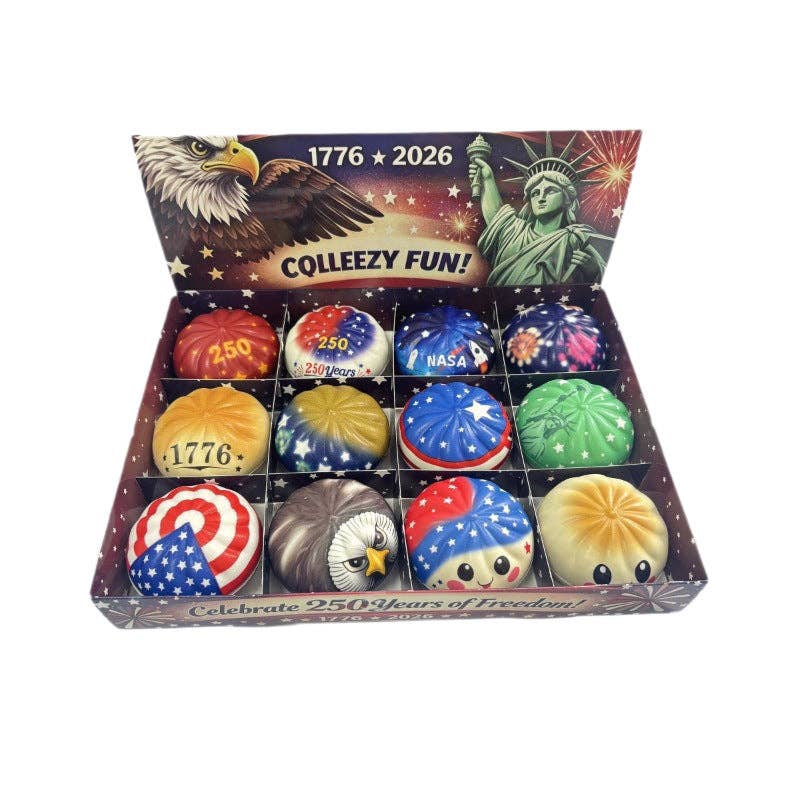 4th of July Squishy Toy Set Patriotic Stress Ball