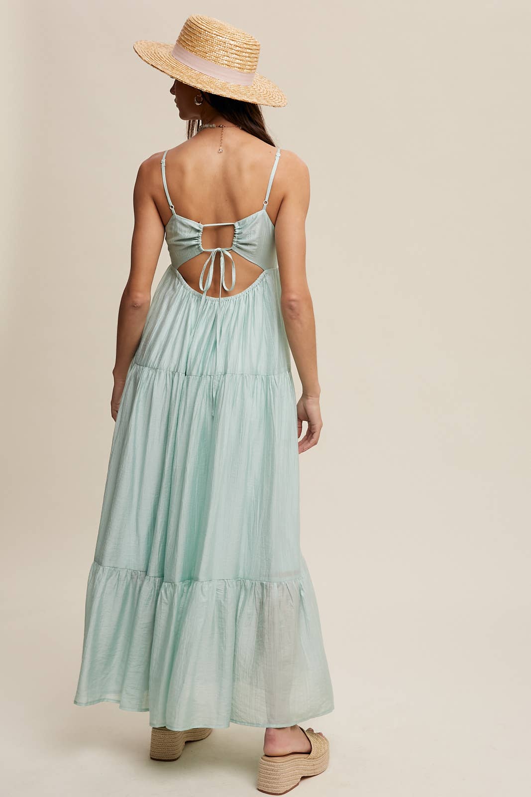Flowy Romantic Tiered Summer Maxi Dress