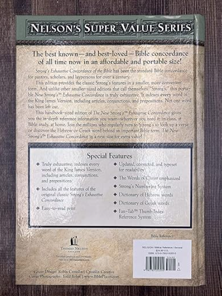 New Strong's Exhaustive Concordance of the Bible