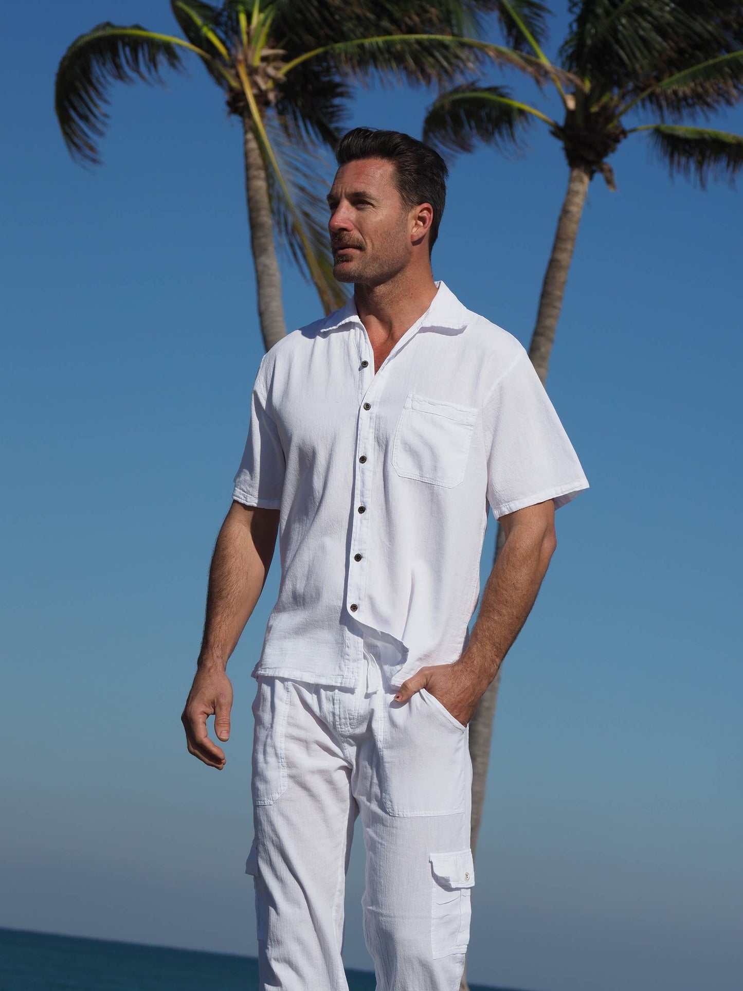 White Button-Down Shirt