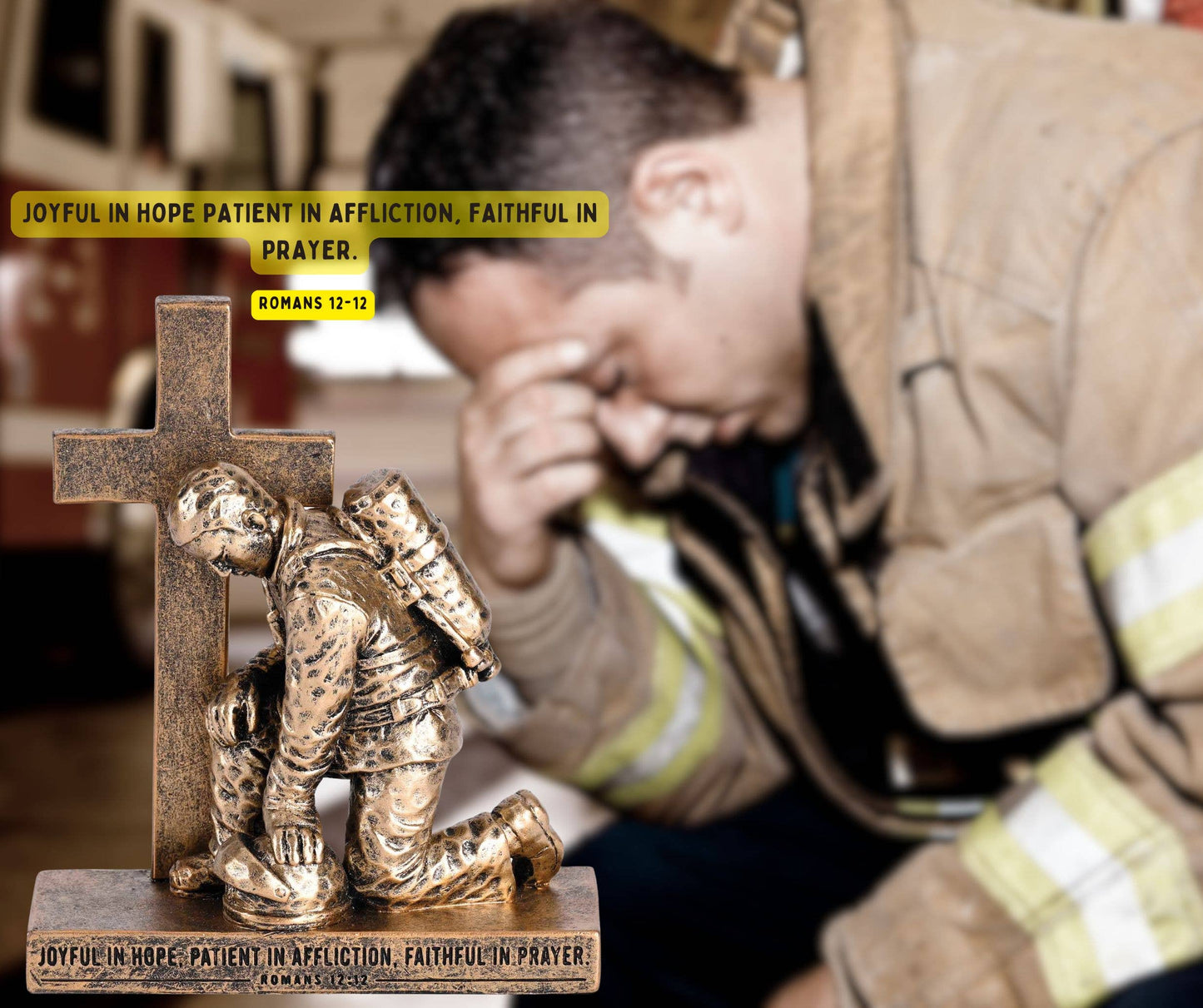 Called To Pray Cross Firefighter