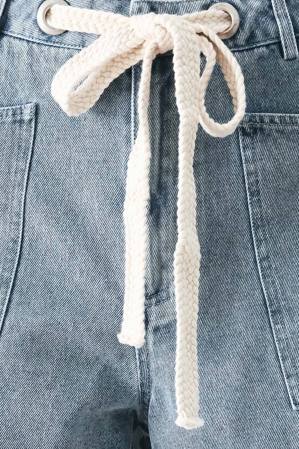 Washed Denim Short