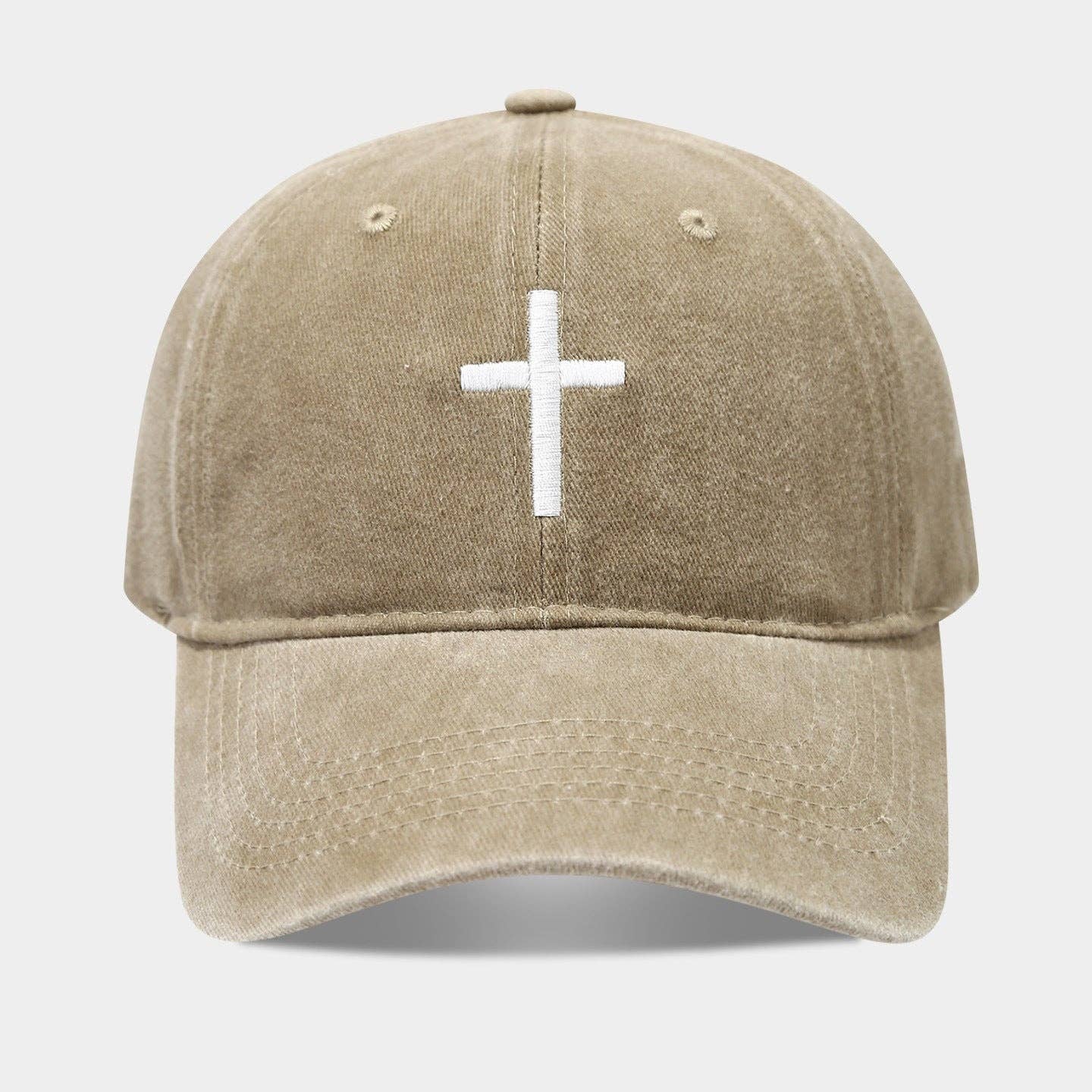 Colorful Cross Baseball Cap Outdoor Sports Sun Hat: Adjustable