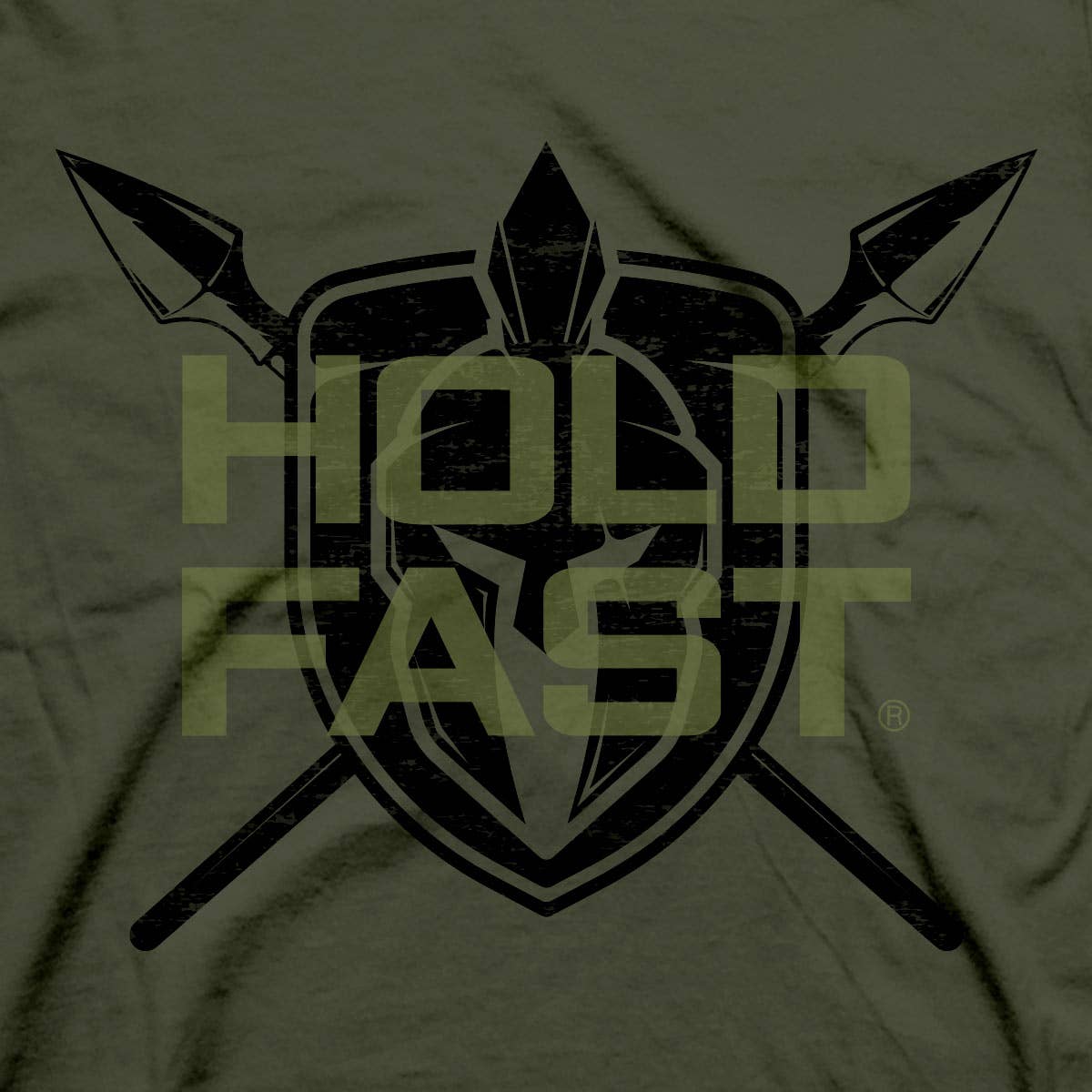 Hold Fast Men's T-Shirt Fight: Military