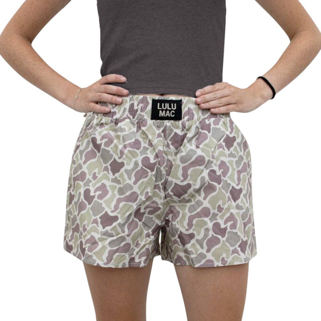 Lulu Mac - LIGHT CAMO BOXER SHORT