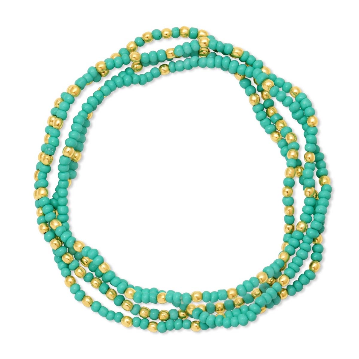 Solid Color 2mm Seed Bead Bracelets
