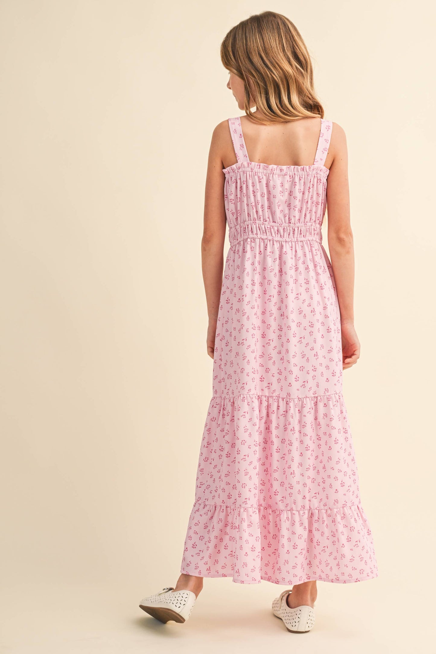 TWEEN KIDS GIRLS JULIETTE WAIST MAXI DRESS