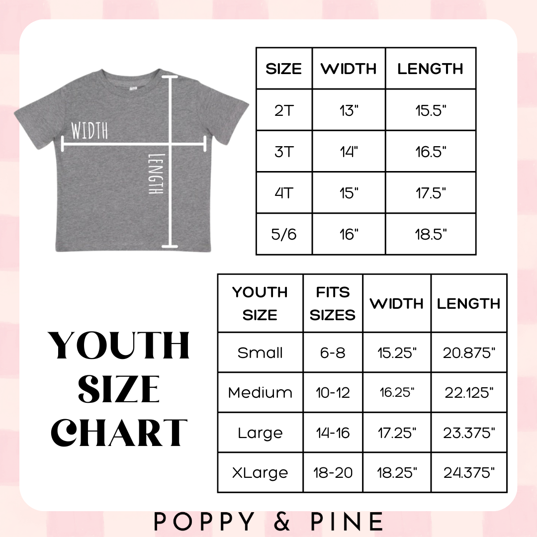 Cross with Pink Bow Youth Tee