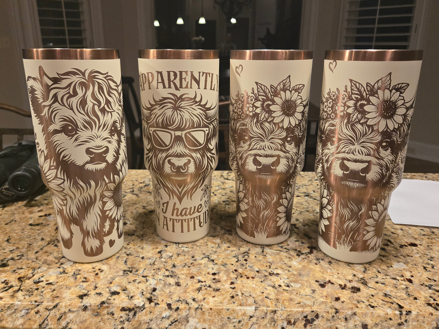 Highland Cow Tumbler