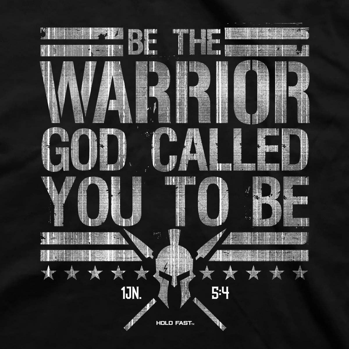 HOLD FAST Men's T-Shirt Warrior: Black