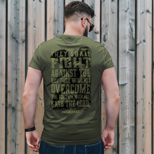 Hold Fast Men's T-Shirt Fight: Military