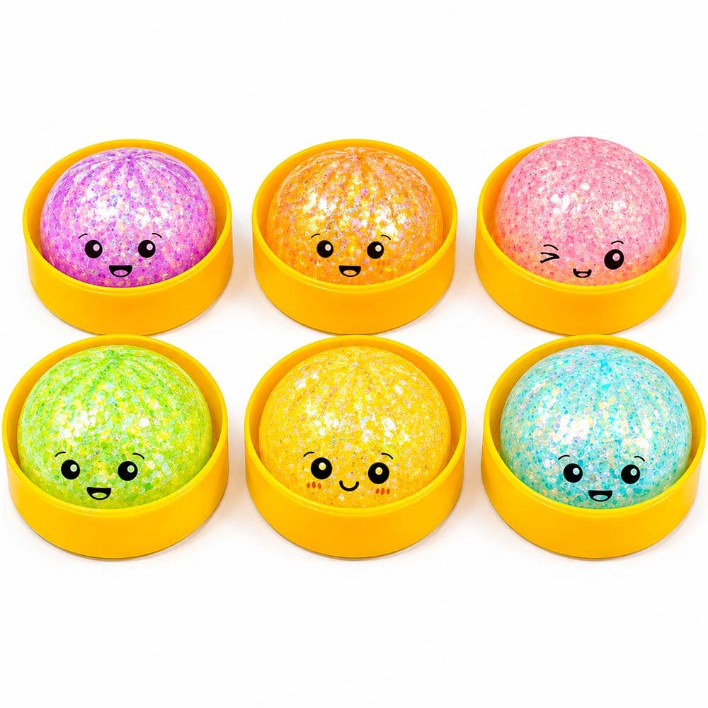 Light Up Bao Bun Dumpling Squeeze Stress Relief Toy
