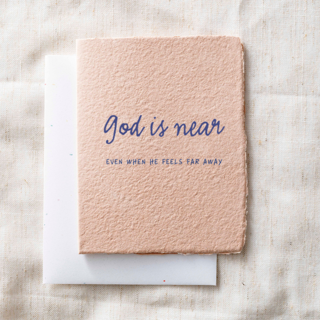 Final Stock: God is Near | Christian Sympathy FLAT Card