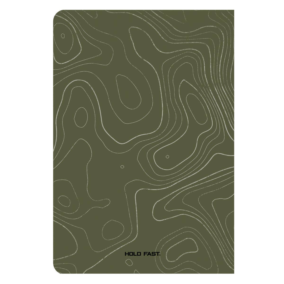 HOLD FAST Mens Paperback Journal LOTF Topo: Green