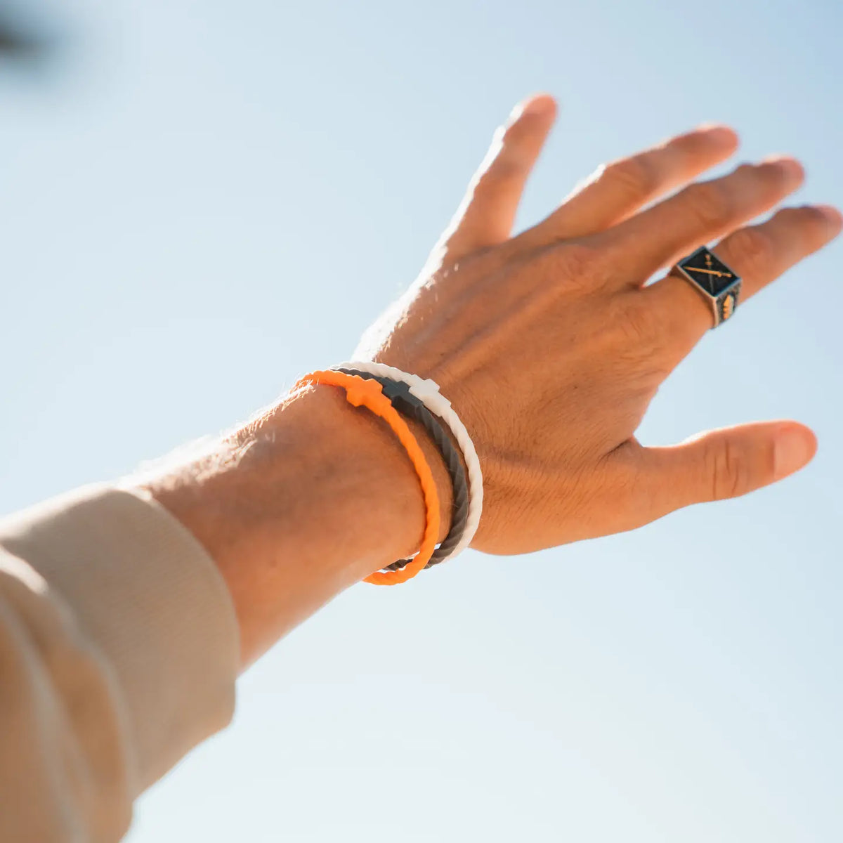 Infinity Cross Bracelets- Ember