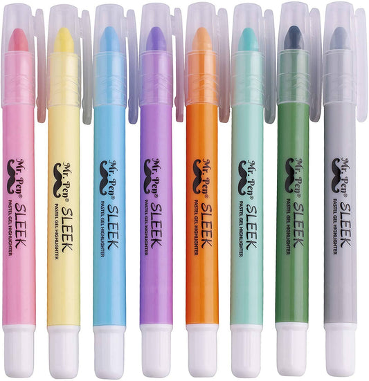 Mr. Pen: Vibrant Bible & Pastel Gel Highlighters