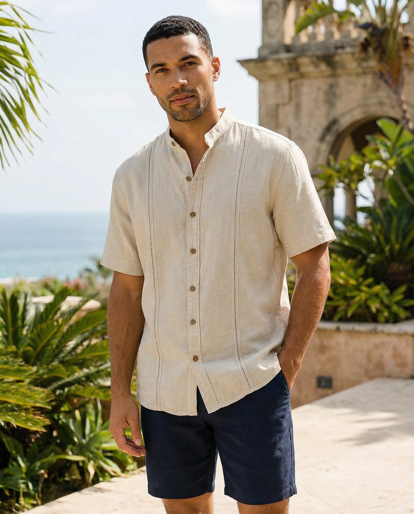 Men's Cuba Beige Shirt