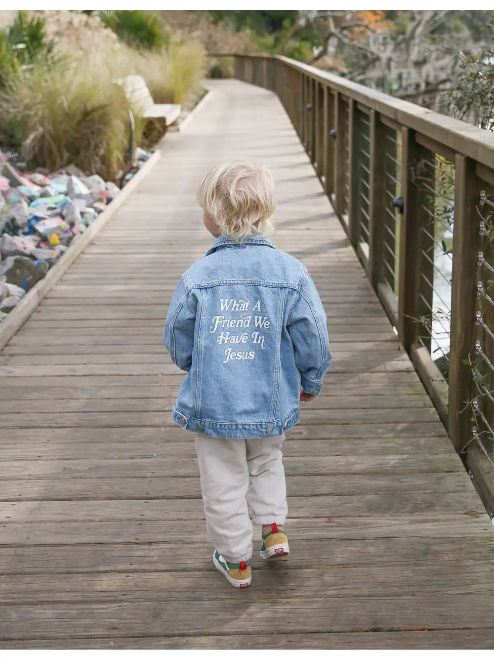 What a Friend in Jesus Kids Denim Jacket