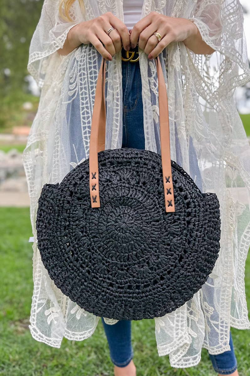 Straw Tote Bag