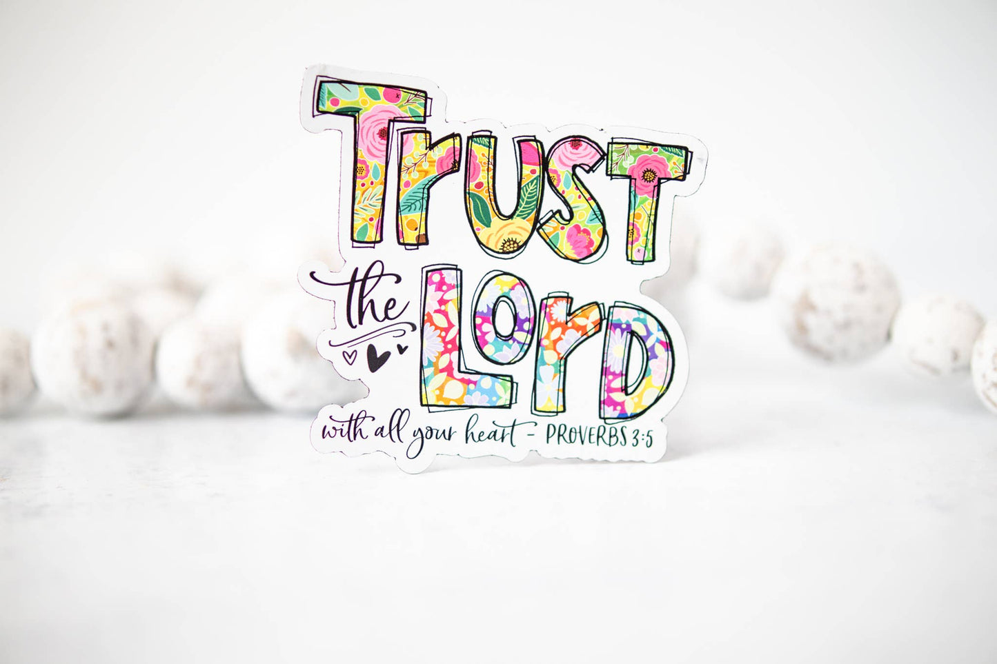 Trust The Lord, Christian 3"x3" Magnet