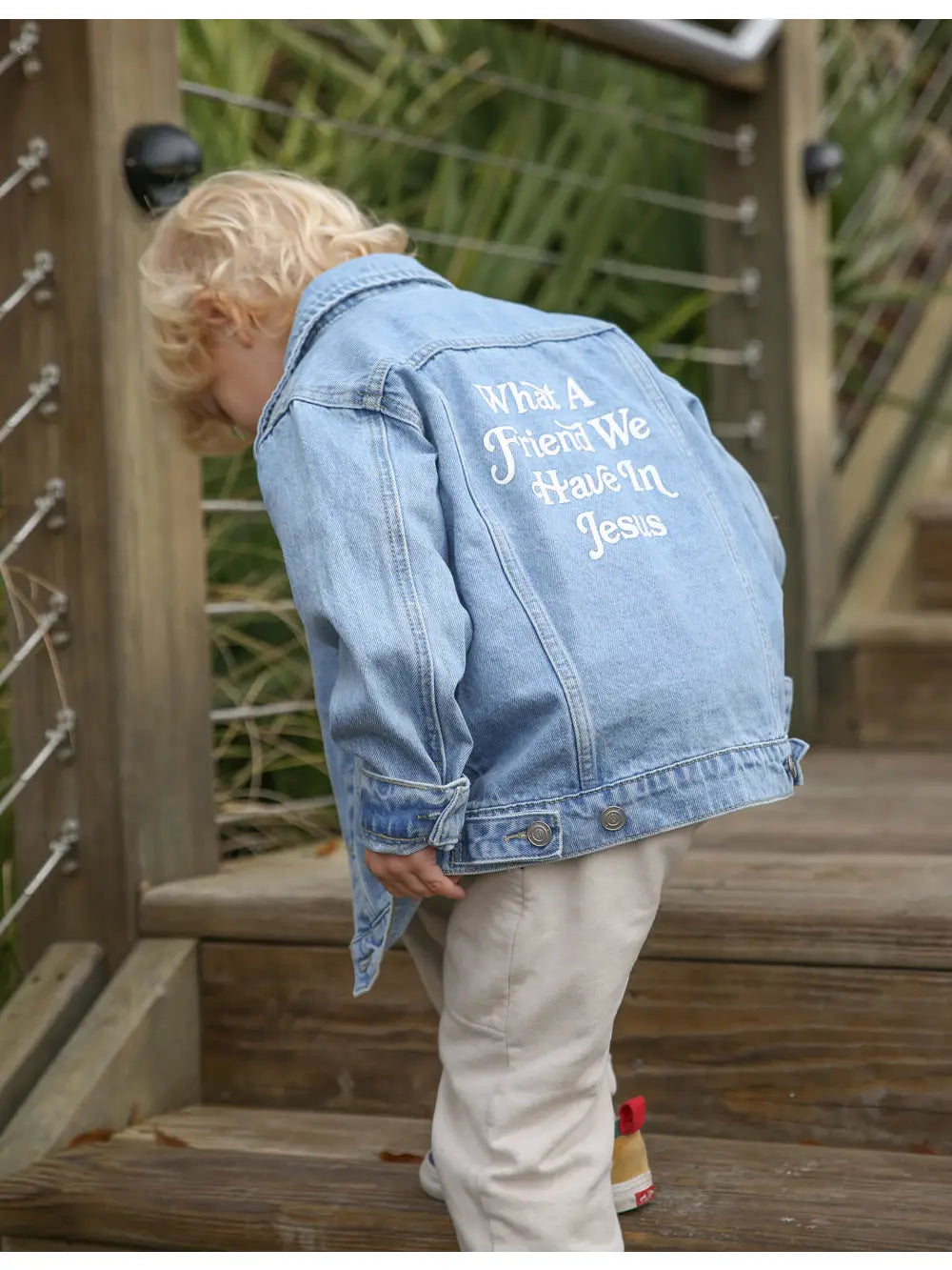 What a Friend in Jesus Kids Denim Jacket