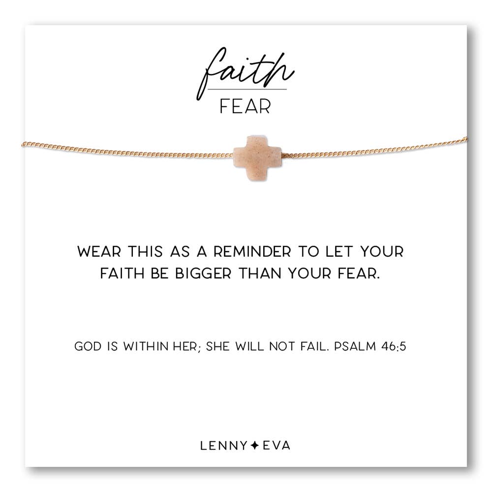 Faith Over Fear Combo: Bracelet-Labradorite 3mm