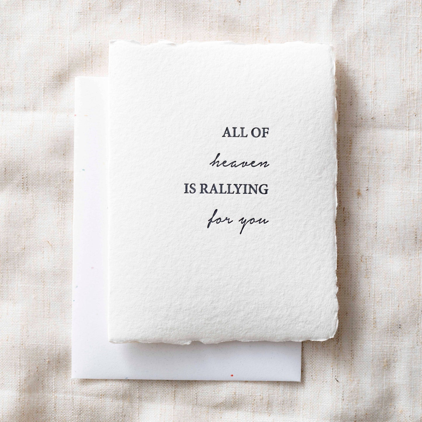 All Of Heaven Is Rallying For You | Religious Card