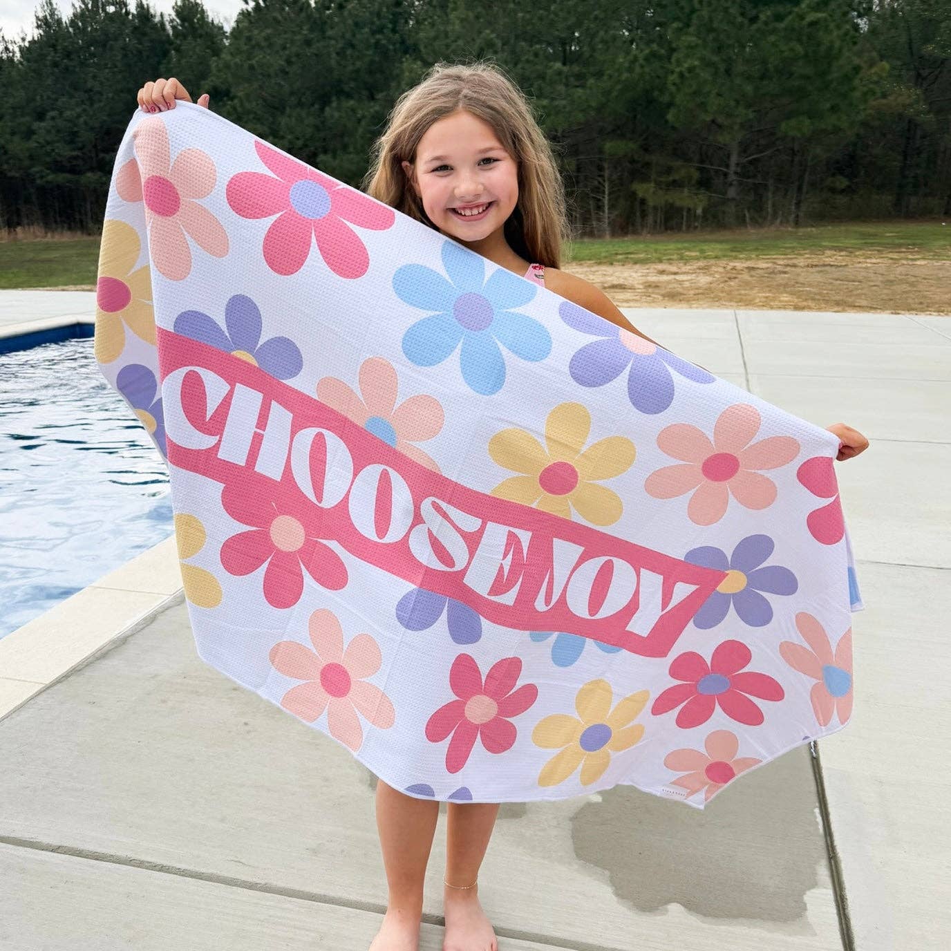 Faith Beach Towel: Choose Joy