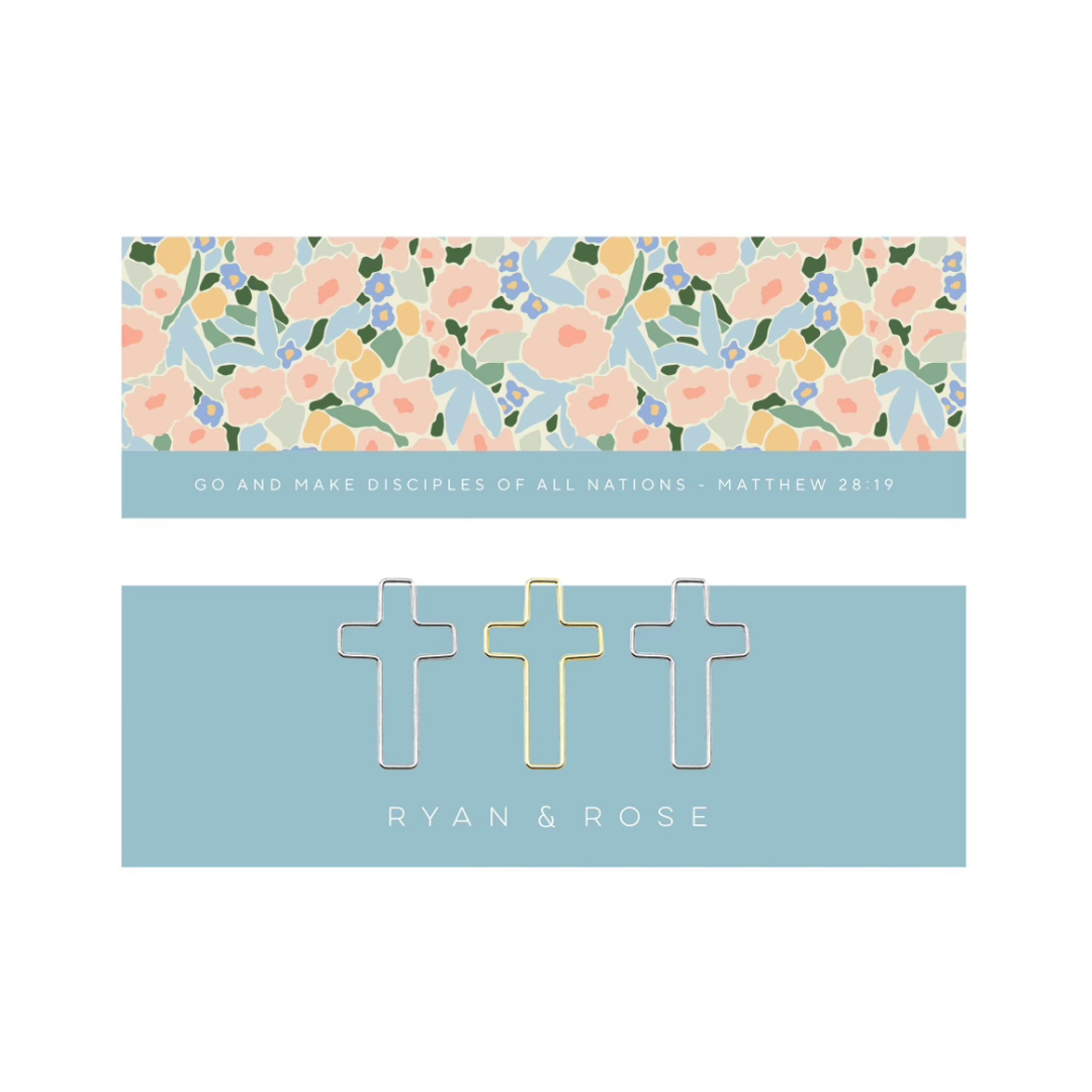 Bookmark + Cross Paper Clips: Proverbs 3:5