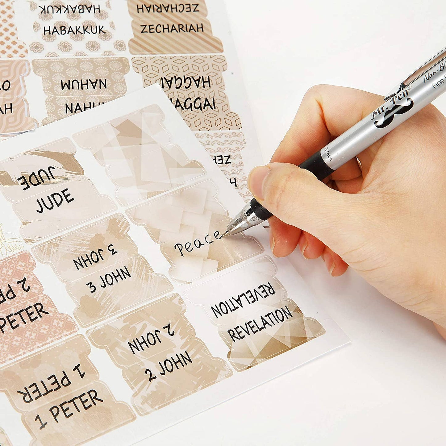 Bible Tabs for Bibles, 75 Tabs