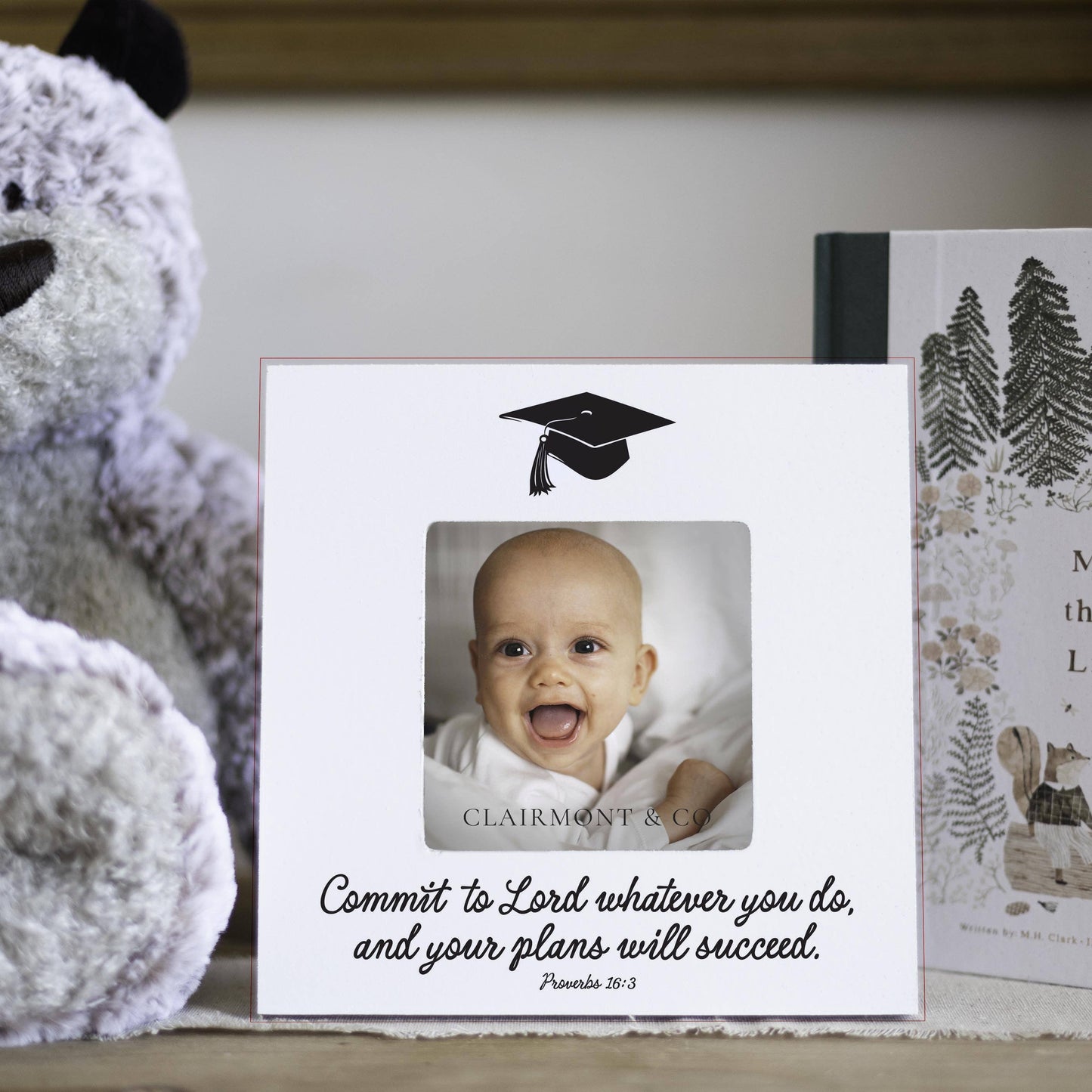 Commit To The Lord Whatever You Do Square Picture Frame