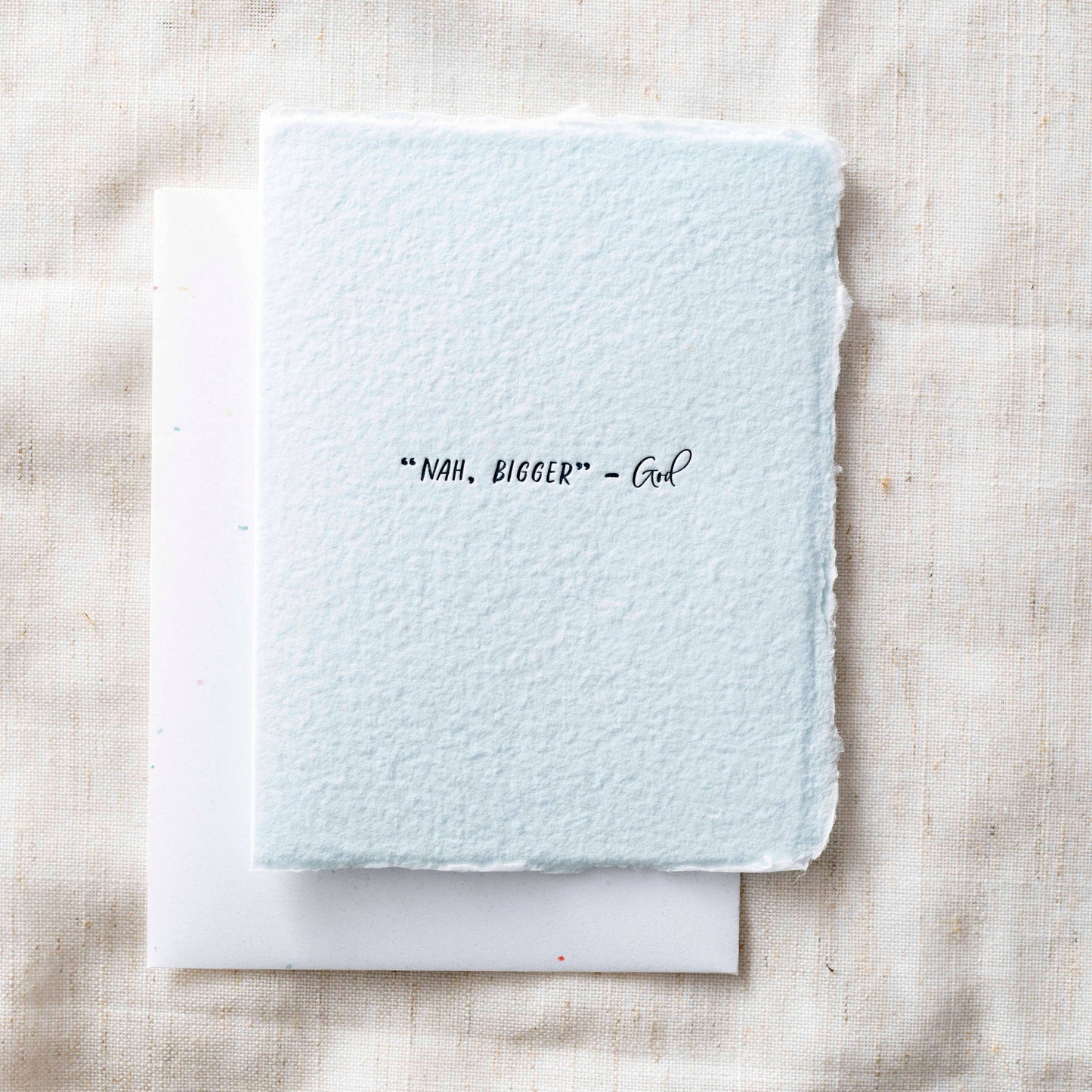 Nah Bigger God | Religious Christian Greeting Card