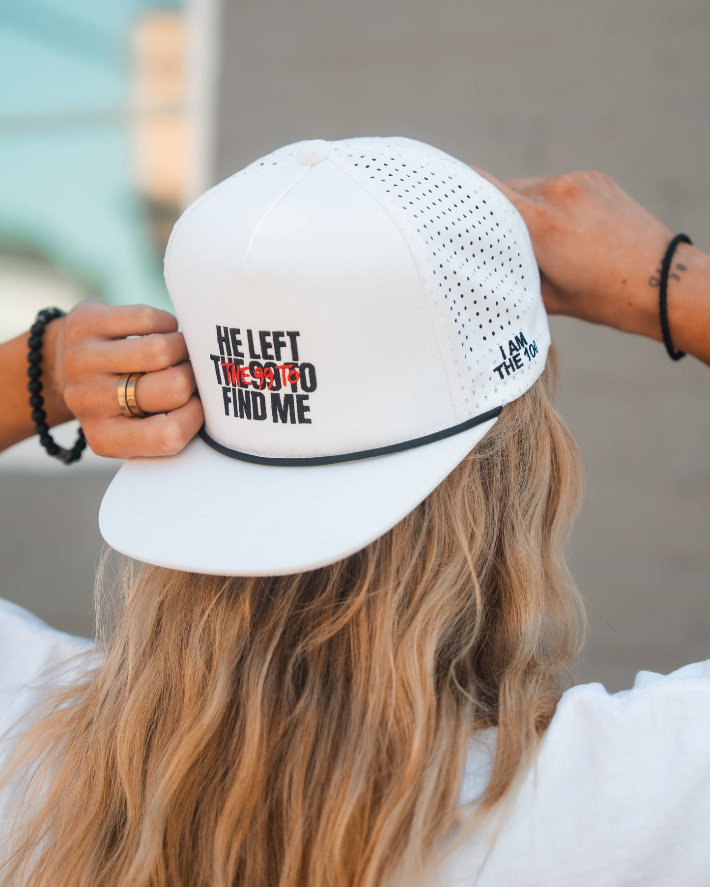 I AM THE 100 Snapback Hat