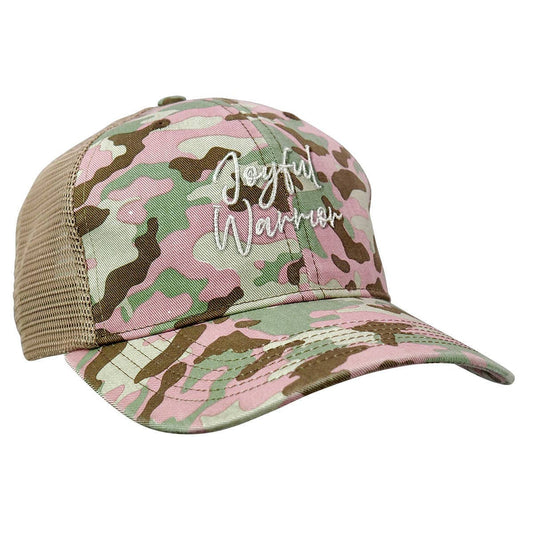 Kerusso Womens Cap Joyful Warrior: Tan/Camo / One Size Fits Most