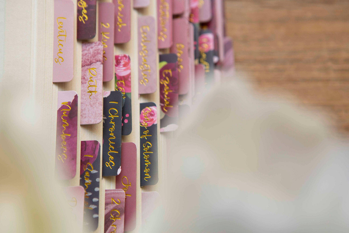 Floral Bible Tabs | Bible Book Tabs