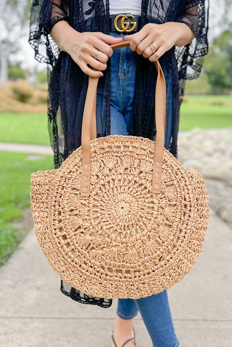 Straw Tote Bag