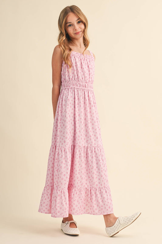 TWEEN KIDS GIRLS JULIETTE WAIST MAXI DRESS