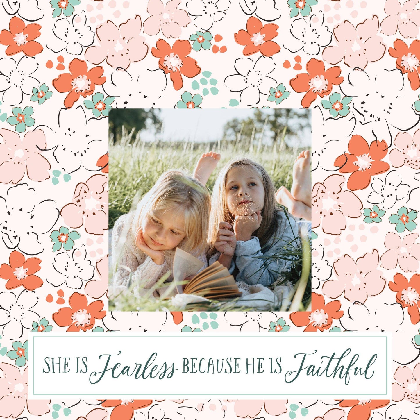 She is Fearless Square Picture Frame