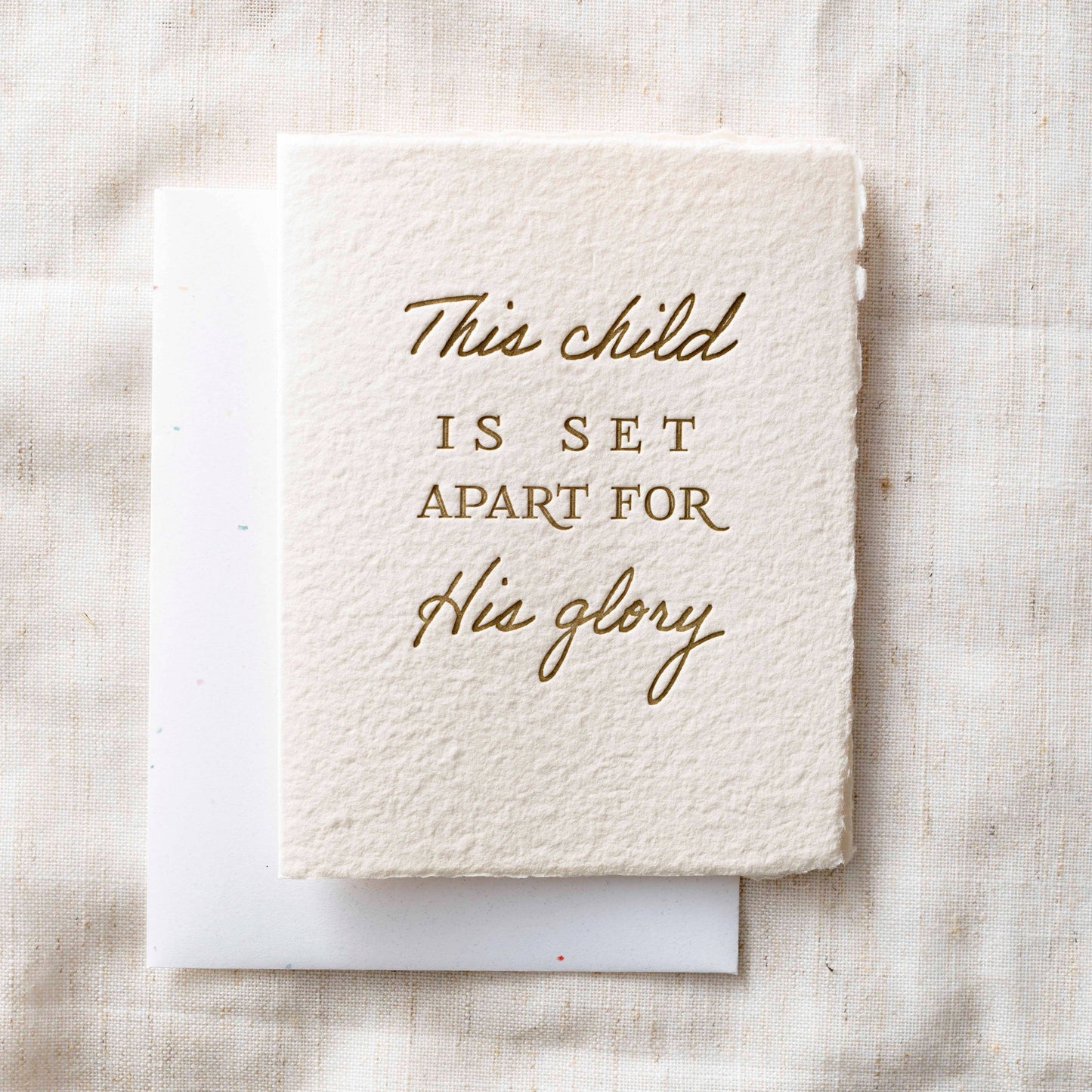 This Child Is Set Apart | Baby Christian ChurchGreeting Card