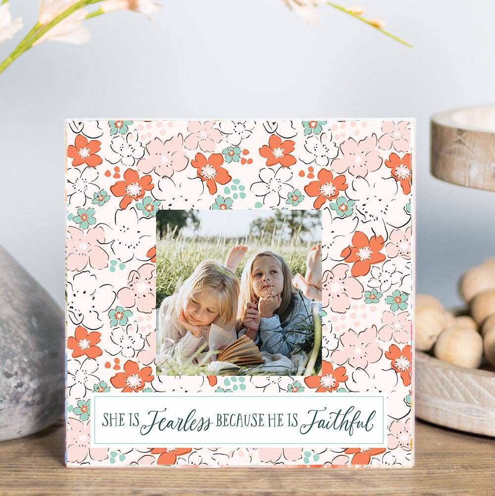 She is Fearless Square Picture Frame