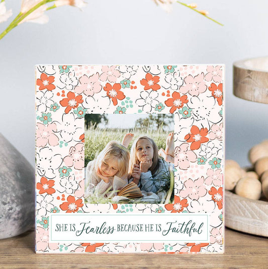 She is Fearless Square Picture Frame