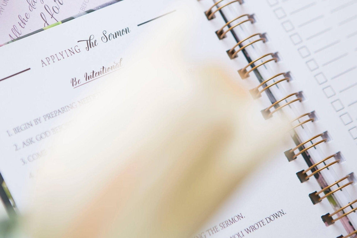 Sermon Notes Journals | Church Notes